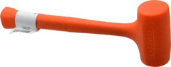 Stanley - 21 oz Head 1-17/32" Face Diam Soft Face Urethane Dead Blow Hammer - 12-7/8" OAL, Composite Handle - Strong Tooling