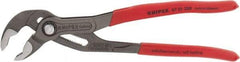 Knipex - 10" OAL, 2" Max Capacity, 25 Position Water Pump Tongue & Groove Pliers - Standard V-Jaws, Standard Head, Nonslip Plastic Handles - Strong Tooling