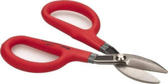 Wiss - 2" Length of Cut, Straight Pattern Tinner's Snip - 8-1/4" OAL, Cushion Grip Handle, 23 AWG Steel Capacity - Strong Tooling