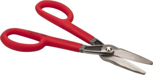 Wiss - 3" Length of Cut, Straight Pattern Tinner's Snip - 13" OAL, Cushion Grip Handle, 21 AWG Steel Capacity - Strong Tooling