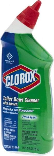 Clorox - 24 oz Bottle Gel Toilet Bowl Cleaner - Bleach Scent, Disinfectant, Nonacidic, Toilet Bowl - Strong Tooling