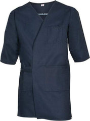 PRO-SAFE - Size XL Navy Blue Smock with 5 Pockets - Polyester and Cotton, Buttonless and Ties In Back - Strong Tooling