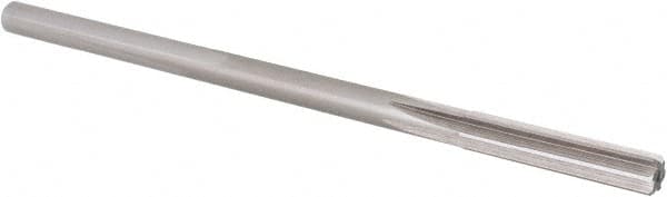 Alvord Polk - Letter M High Speed Steel 6 Flute Chucking Reamer - Straight Flute, 0.2792" Straight Shank, 1-1/2" Flute Length, 6" OAL - Strong Tooling