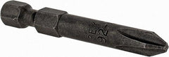 Apex - #2 Phillips Screwdriver Bit - 1/4" Hex Drive, 1-15/16" OAL - Strong Tooling