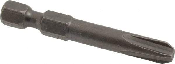 Apex - #3 Phillips Screwdriver Bit - 1/4" Hex Drive, 1-15/16" OAL - Strong Tooling