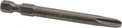 Apex - #3 Phillips Screwdriver Bit - 1/4" Hex Drive, 2-3/4" OAL - Strong Tooling