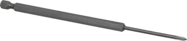 Apex - #0 Phillips Screwdriver Bit - 1/4" Hex Drive, 6" OAL - Strong Tooling