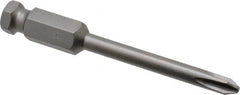 Apex - #2 Phillips Screwdriver Bit - 7/16" Hex Drive, 3-1/2" OAL - Strong Tooling