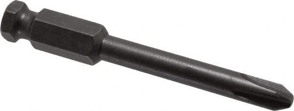 Apex - #3 Phillips Screwdriver Bit - 7/16" Hex Drive, 3-1/2" OAL - Strong Tooling