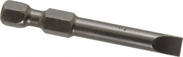 Apex - 0.215" Slotted Screwdriver Bit - 1/4" Hex Drive, 1-15/16" OAL - Strong Tooling