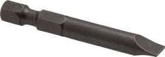 Apex - 1/4" Slotted Screwdriver Bit - 1/4" Hex Drive, 1-15/16" OAL - Strong Tooling