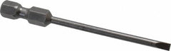 Apex - 0.122" Slotted Screwdriver Bit - 1/4" Hex Drive, 2-3/4" OAL - Strong Tooling