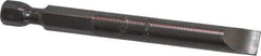 Apex - 0.275" Slotted Screwdriver Bit - 1/4" Hex Drive, 2-3/4" OAL - Strong Tooling