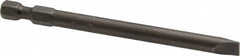 Apex - 1/4" Slotted Screwdriver Bit - 1/4" Hex Drive, 3-1/2" OAL - Strong Tooling