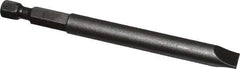 Apex - 0.312" Slotted Screwdriver Bit - 1/4" Hex Drive, 3-1/2" OAL - Strong Tooling