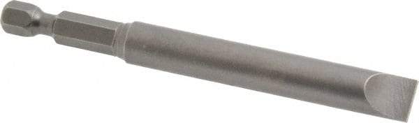 Apex - 0.36" Slotted Screwdriver Bit - 1/4" Hex Drive, 3-1/2" OAL - Strong Tooling