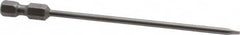 Apex - 0.122" Slotted Screwdriver Bit - 1/4" Hex Drive, 4" OAL - Strong Tooling