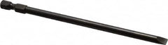 Apex - 0.215" Slotted Screwdriver Bit - 1/4" Hex Drive, 5" OAL - Strong Tooling