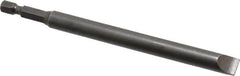 Apex - 0.36" Slotted Screwdriver Bit - 1/4" Hex Drive, 5" OAL - Strong Tooling