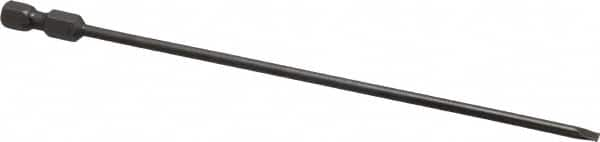 Apex - 0.122" Slotted Screwdriver Bit - 1/4" Hex Drive, 6" OAL - Strong Tooling