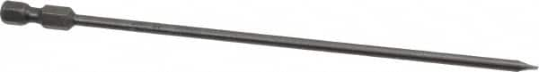 Apex - 0.134" Slotted Screwdriver Bit - 1/4" Hex Drive, 6" OAL - Strong Tooling