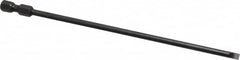 Apex - 0.154" Slotted Screwdriver Bit - 1/4" Hex Drive, 6" OAL - Strong Tooling