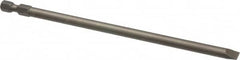 Apex - 1/4" Slotted Screwdriver Bit - 1/4" Hex Drive, 6" OAL - Strong Tooling