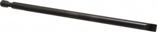 Apex - 0.275" Slotted Screwdriver Bit - 1/4" Hex Drive, 6" OAL - Strong Tooling