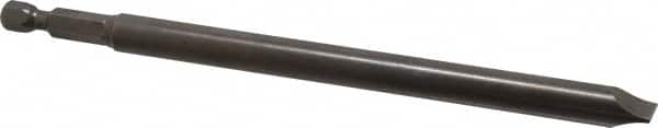 Apex - 0.36" Slotted Screwdriver Bit - 1/4" Hex Drive, 6" OAL - Strong Tooling