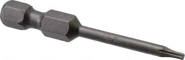 Apex - T6 Torx Bit - 1/4" Hex Drive, 1-15/16" OAL - Strong Tooling