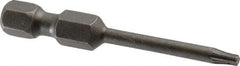 Apex - T8 Torx Bit - 1/4" Hex Drive, 1-15/16" OAL - Strong Tooling