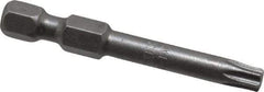 Apex - T25 Torx Bit - 1/4" Hex Drive, 1-15/16" OAL - Strong Tooling