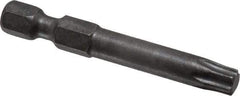 Apex - T30 Torx Bit - 1/4" Hex Drive, 1-15/16" OAL - Strong Tooling