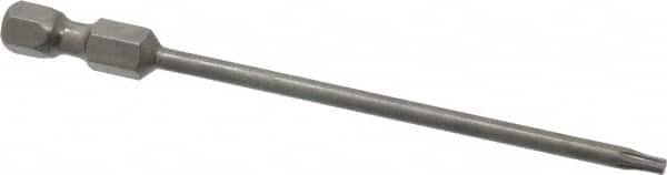 Apex - T8 Torx Bit - 1/4" Hex Drive, 3-1/2" OAL - Strong Tooling