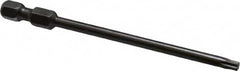 Apex - T15 Torx Bit - 1/4" Hex Drive, 3-1/2" OAL - Strong Tooling