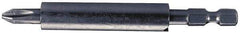 Apex - #2 Phillips Screwdriver Bit - 1/4" Hex Drive, 6" OAL - Strong Tooling