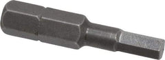 Apex - 5/32" Hex Screwdriver Bit - 1/4" Drive, 1-5/16" OAL - Strong Tooling