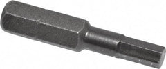 Apex - 4mm Hex Screwdriver Bit - 1/4" Drive, 1-5/16" OAL - Strong Tooling