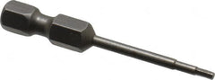 Apex - 1/16" Hex Bit - 1/4" Hex Drive, 1-15/16" OAL - Strong Tooling