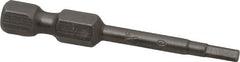 Apex - 3/32" Hex Bit - 1/4" Hex Drive, 1-15/16" OAL - Strong Tooling