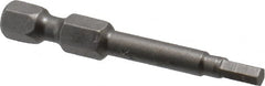 Apex - 1/8" Hex Bit - 1/4" Hex Drive, 1-15/16" OAL - Strong Tooling