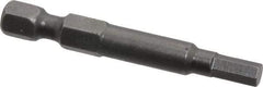 Apex - 5/32" Hex Bit - 1/4" Hex Drive, 1-15/16" OAL - Strong Tooling