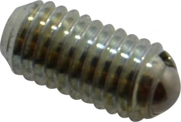 Gibraltar - M8x1.25, 5mm Ball Diam, 16mm Body Length, 1.5mm Max Ball Reach, Threaded Ball Plunger - Strong Tooling