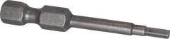 Apex - 2.5mm Hex Bit - 1/4" Hex Drive, 1-15/16" OAL - Strong Tooling