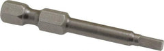 Apex - 3mm Hex Bit - 1/4" Hex Drive, 1-15/16" OAL - Strong Tooling