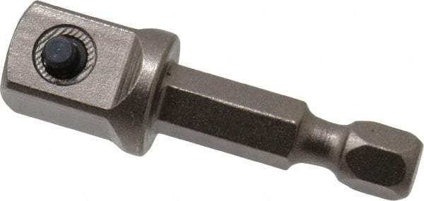 Apex - 3/8" Square Size Hex to Square Extension - 1/4" Hex Drive, 1-5/8" OAL - Strong Tooling