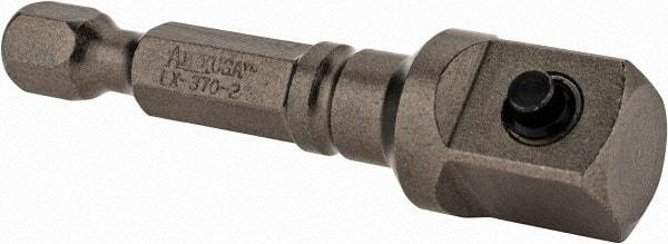 Apex - 3/8" Square Size Hex to Square Extension - 1/4" Hex Drive, 2" OAL - Strong Tooling