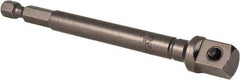 Apex - 3/8" Square Size Hex to Square Extension - 1/4" Hex Drive, 4" OAL - Strong Tooling