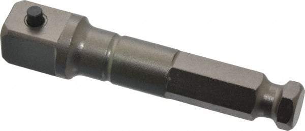 Apex - 1/2" Square Size Hex to Square Extension - 7/16" Hex Drive, 3" OAL - Strong Tooling