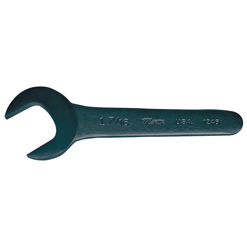 Martin Tools - Open End Wrenches; Wrench Type: Service ; Tool Type: Service Wrench ; Size (Inch): 1-5/16 ; Finish/Coating: Black Oxide ; Head Type: Open End ; Overall Length (Inch): 7-3/16 - Exact Industrial Supply